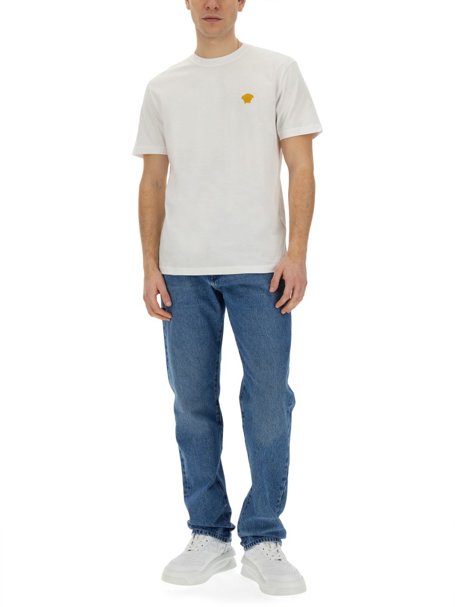 VERSACE JEANS REGULAR FIT IN DENIM DI COTONE