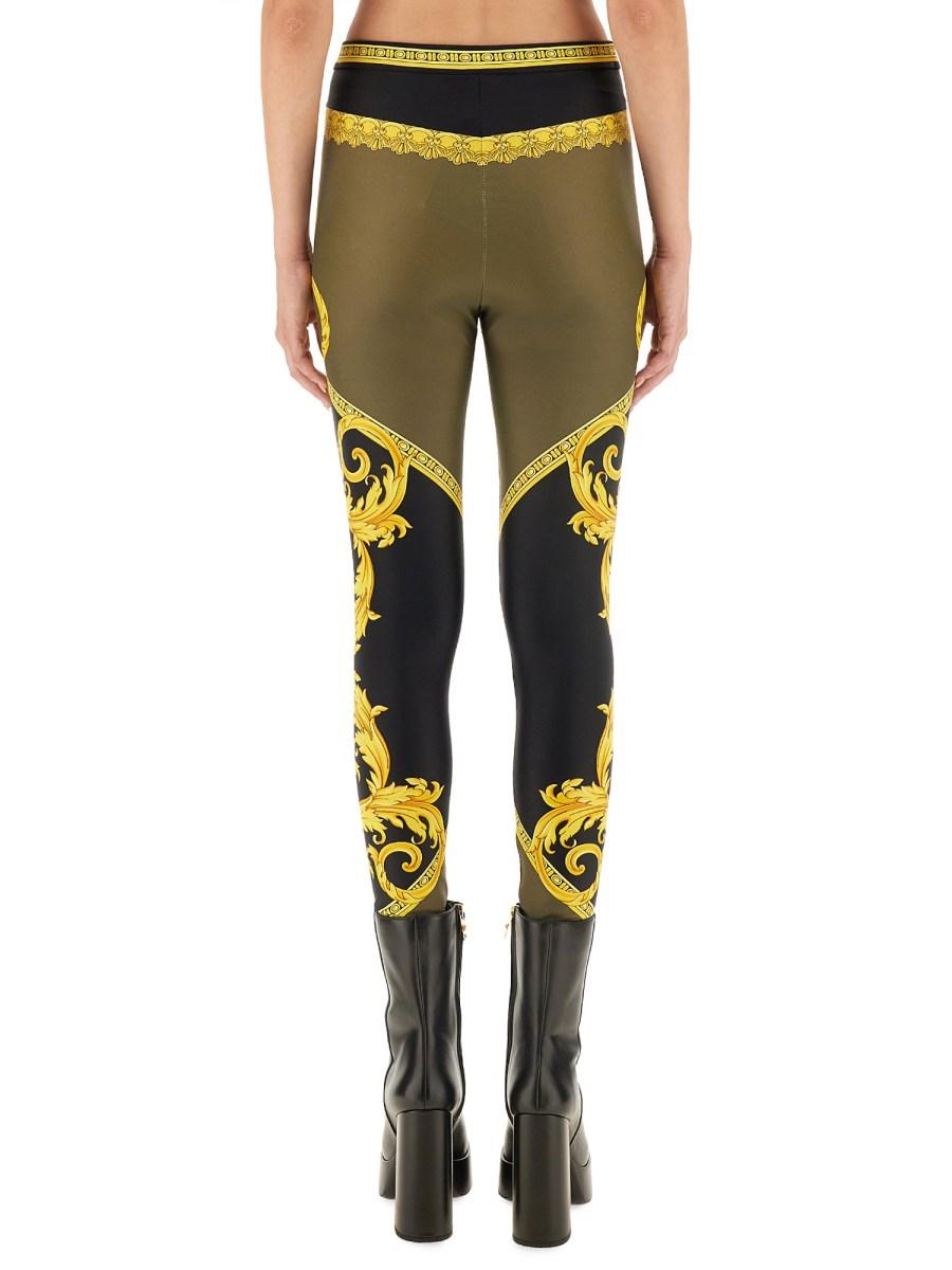 VERSACE LEGGINGS LA COUPE DES DIEUX IN LYCRA