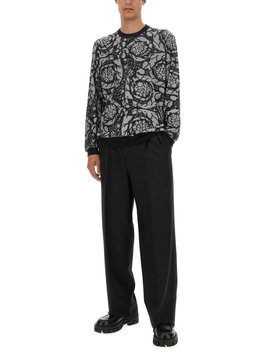 VERSACE MAGLIA VANISÉ BAROCCO SILHOUETTE