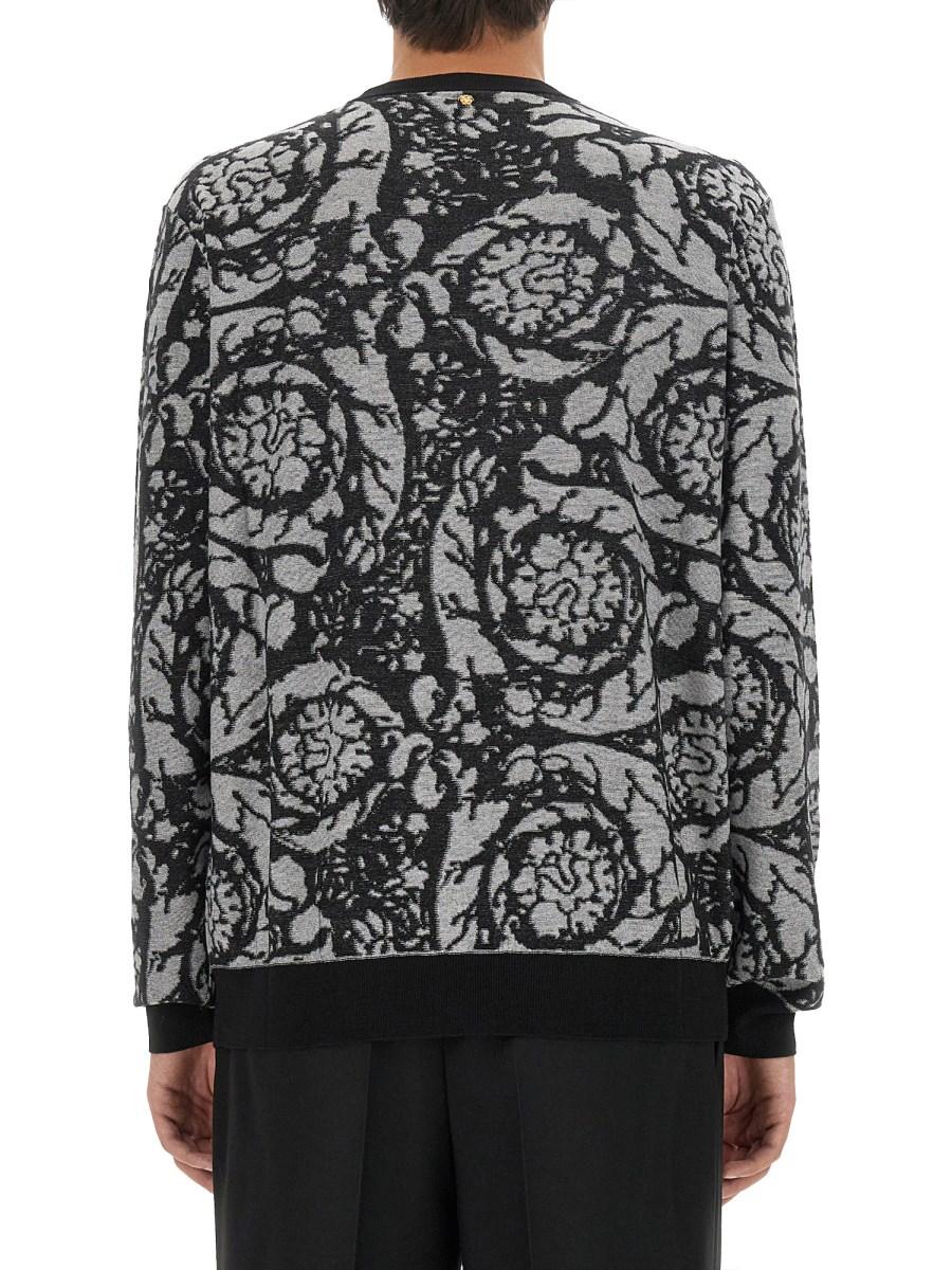 VERSACE MAGLIA VANISÉ BAROCCO SILHOUETTE