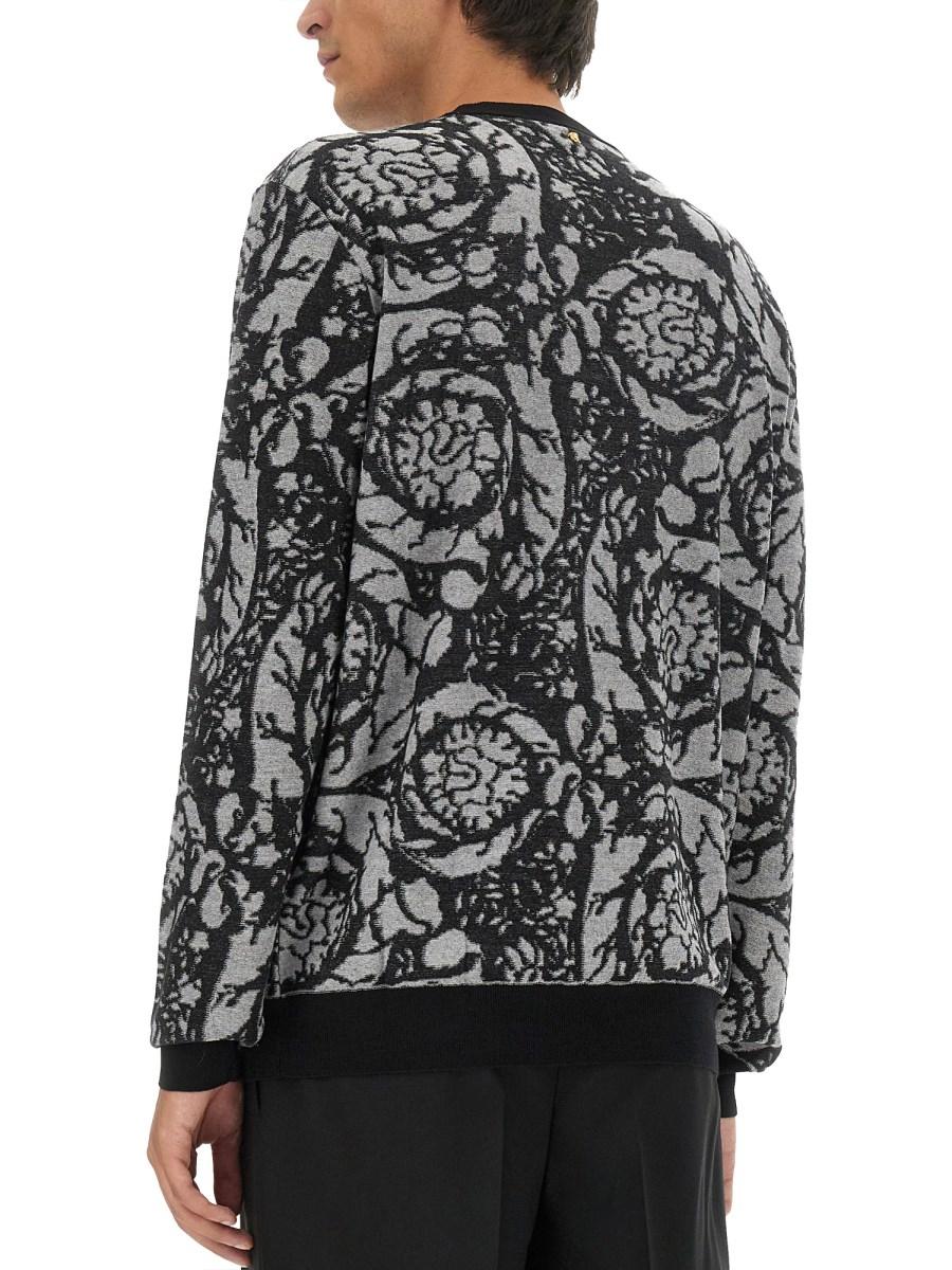 VERSACE MAGLIA VANISÉ BAROCCO SILHOUETTE