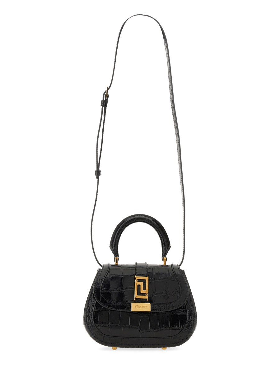 VERSACE MINI BORSA GRECA GODDESS EFFETTO COCCO