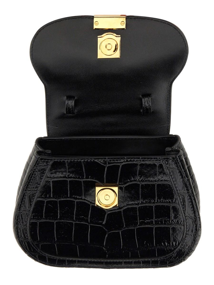 VERSACE MINI BORSA GRECA GODDESS EFFETTO COCCO