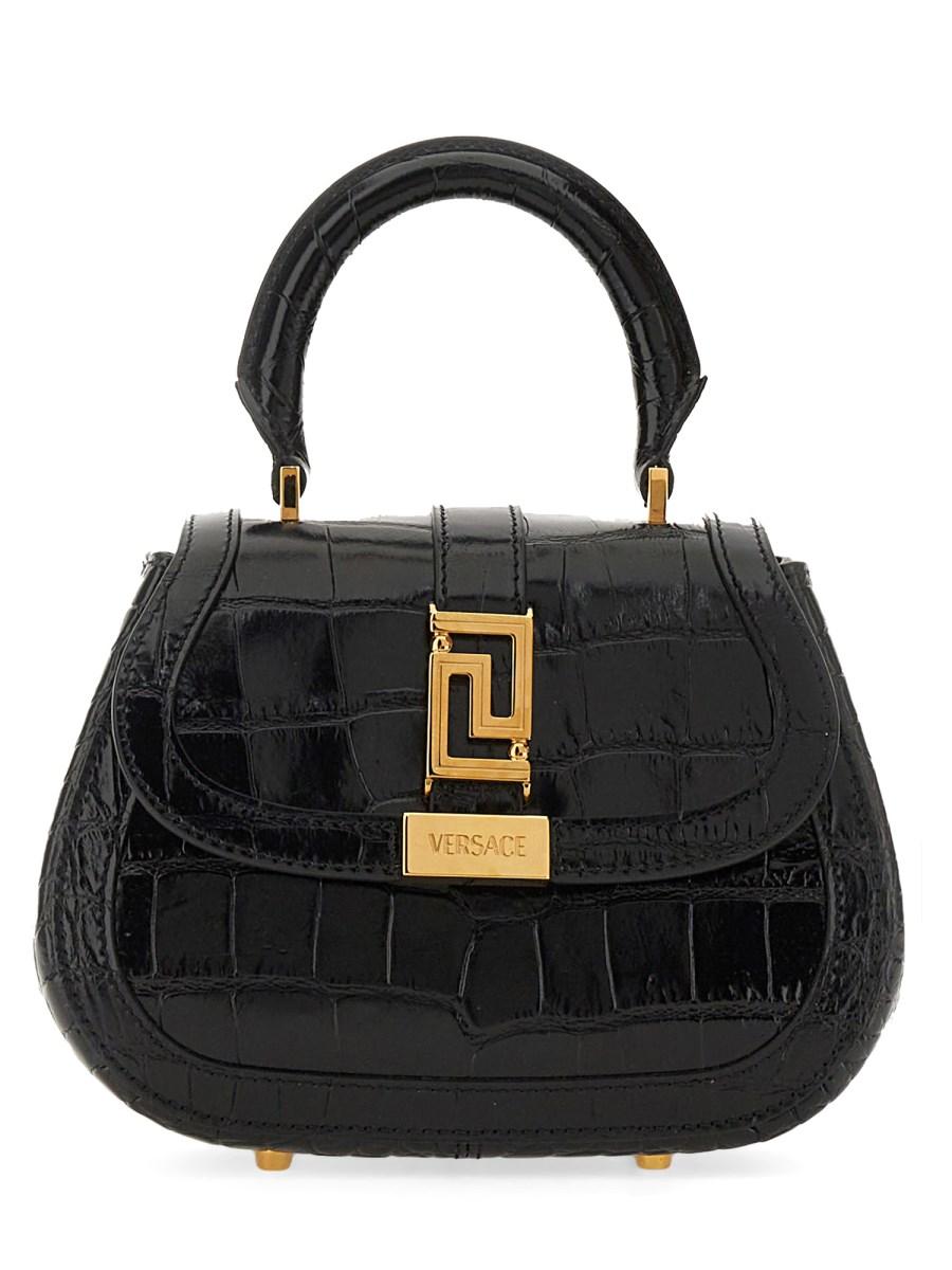 VERSACE MINI BORSA GRECA GODDESS EFFETTO COCCO