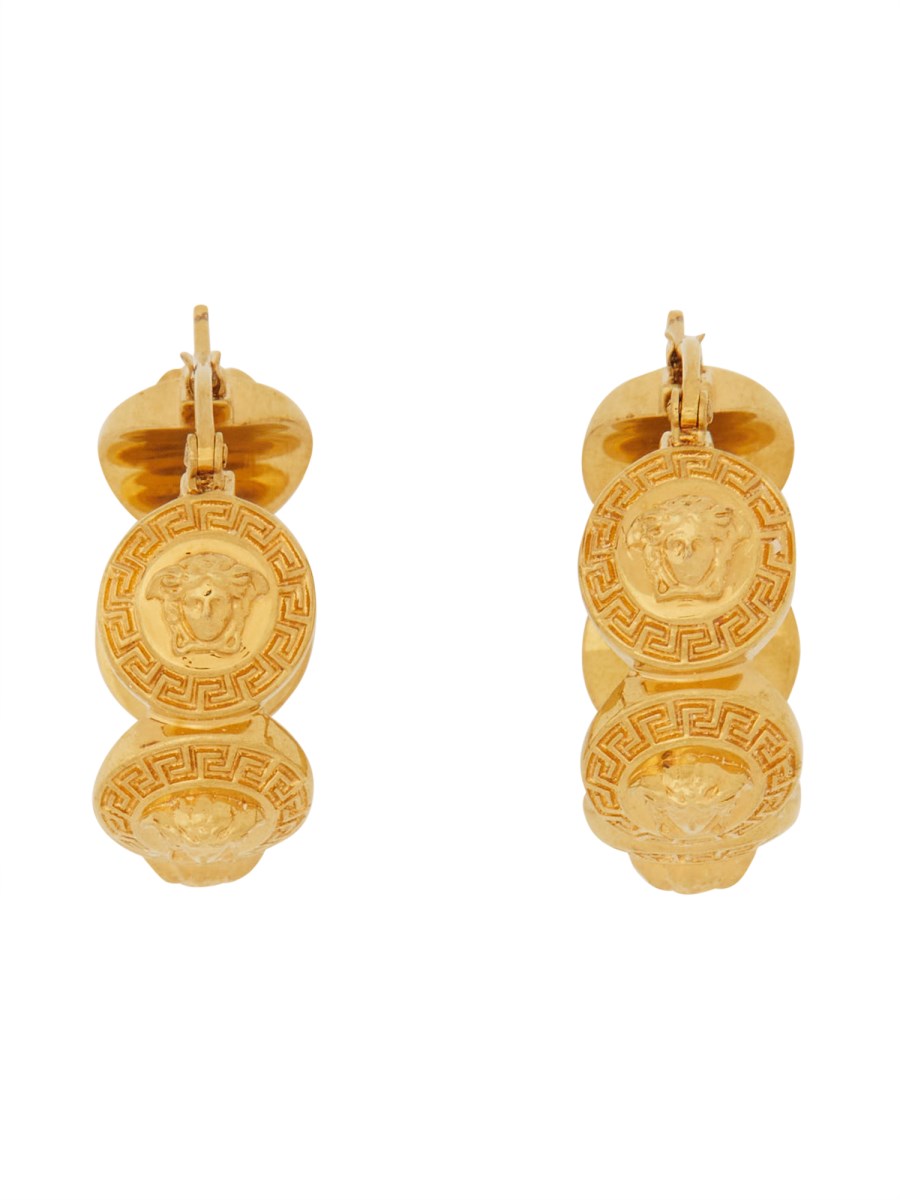 VERSACE ORECCHINI A CERCHIO TRIBUTE MEDUSA