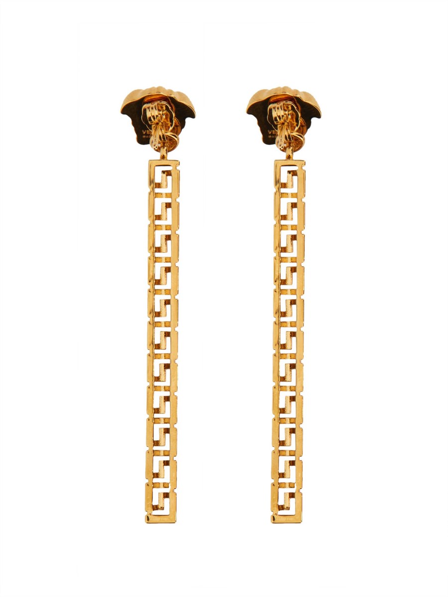VERSACE ORECCHINI PENDENTI LA GRECA MEDUSA