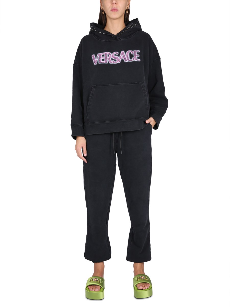 VERSACE PANTALONE JOGGING CON LOGO