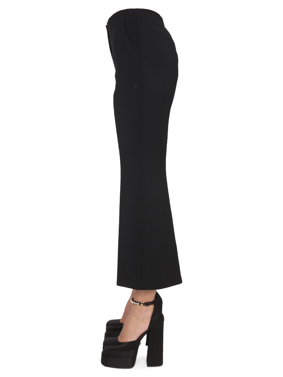 VERSACE PANTALONI IN NATTÉ DI LANA