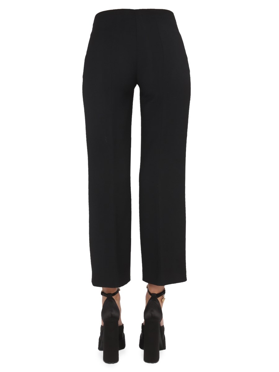 VERSACE PANTALONI IN NATTÉ DI LANA