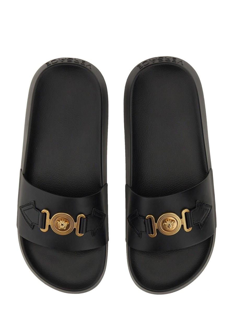 VERSACE SANDALO SLIDE CON LOGO