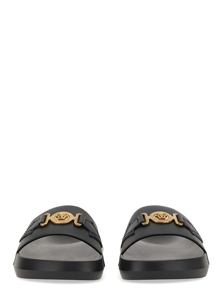 VERSACE SANDALO SLIDE CON LOGO