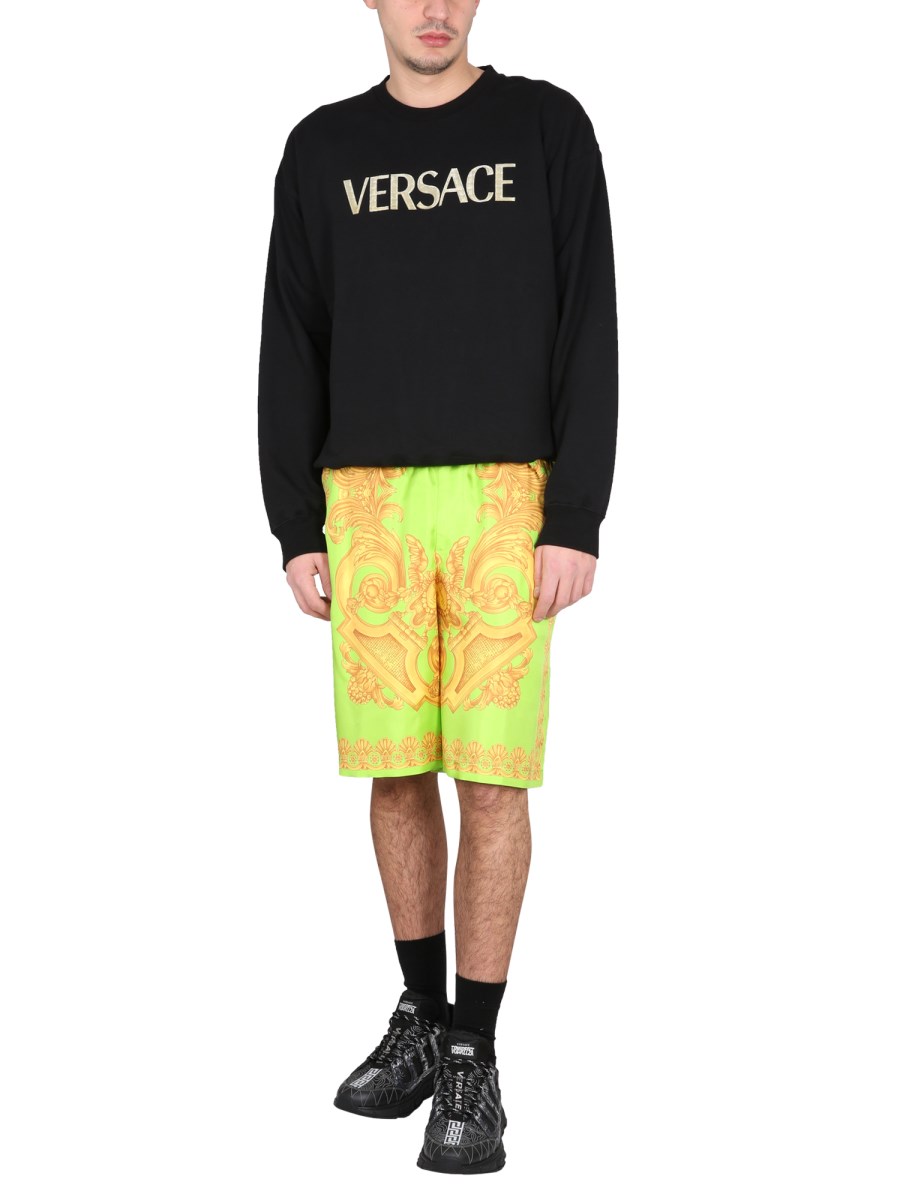 VERSACE SHORTS IN SETA BAROCCO 660