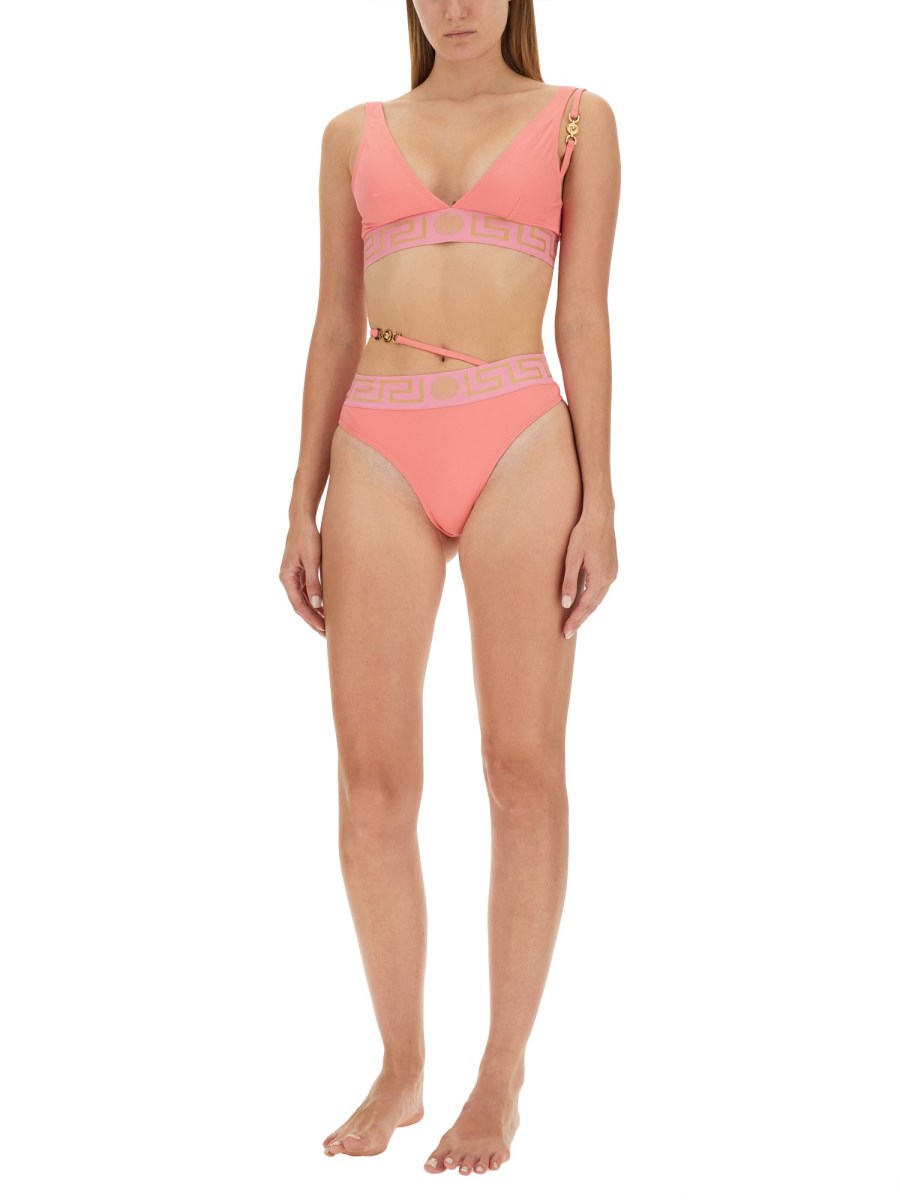 VERSACE SLIP BIKINI CON BORDO GRECA MEDUSA '95