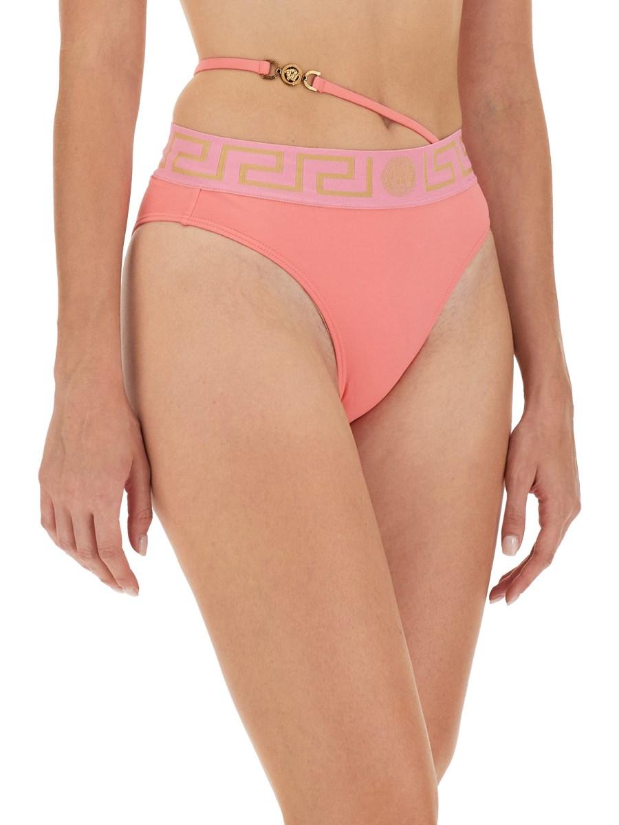VERSACE SLIP BIKINI CON BORDO GRECA MEDUSA '95