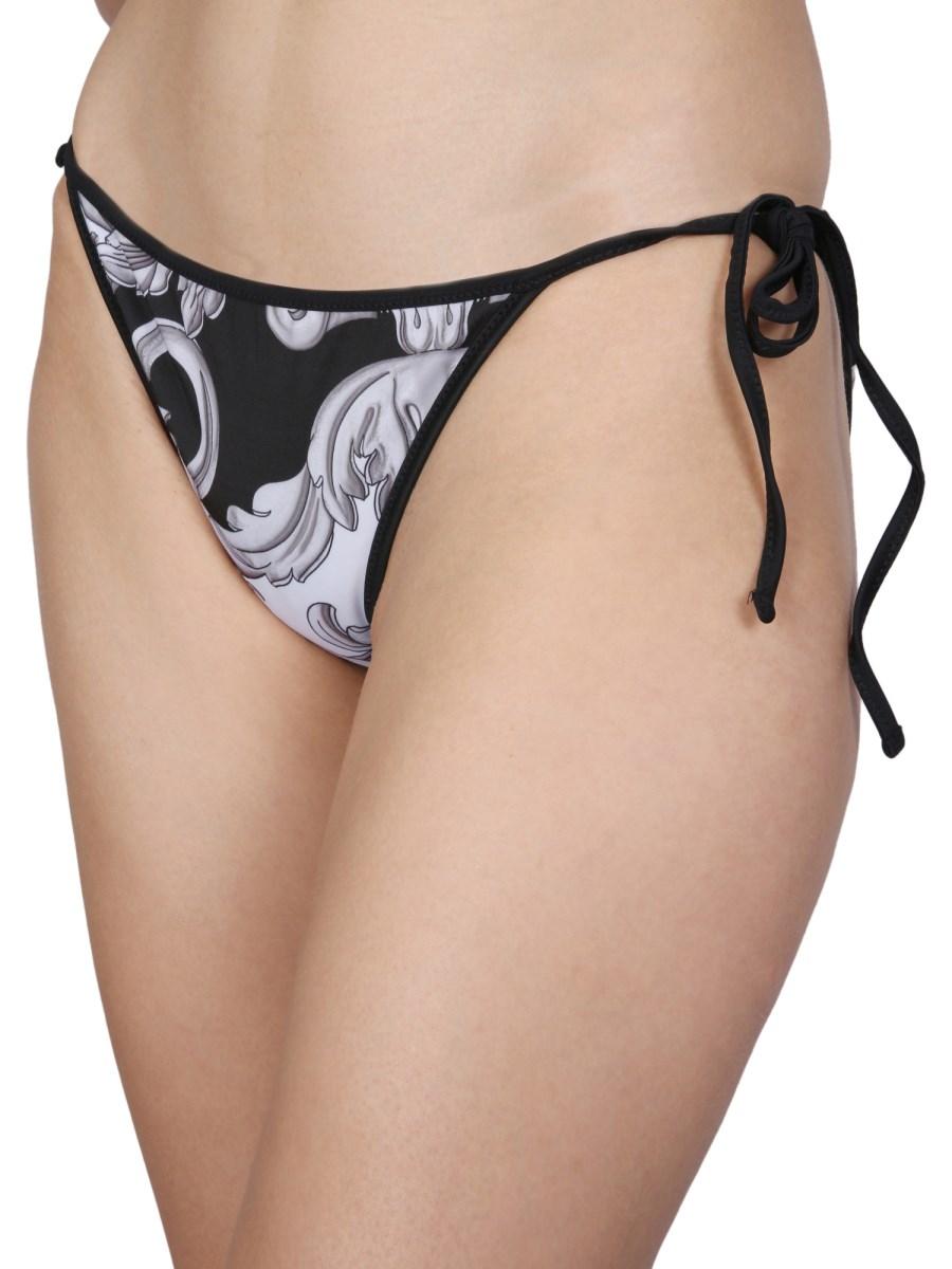 VERSACE SLIP BIKINI CON STAMPA DOUBLE FACE