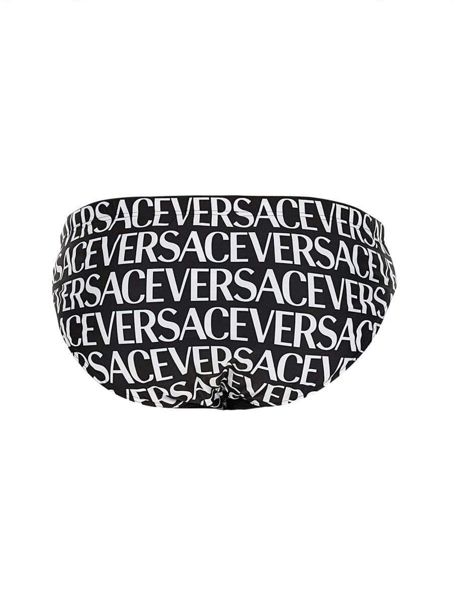 VERSACE SLIP DA MARE CON STAMPA LOGO ALLOVER