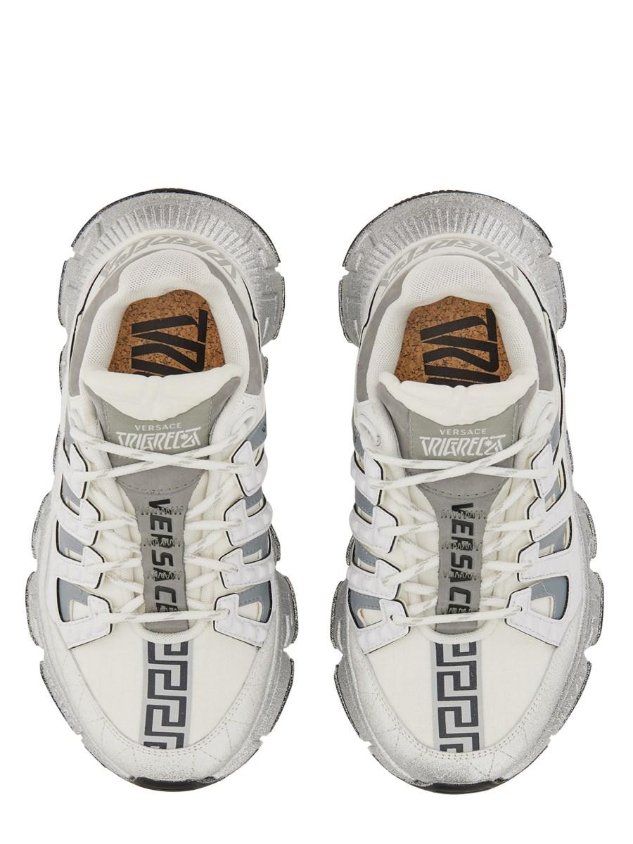 VERSACE SNEAKER TRIGRECA IN MIX DI MATERIALI