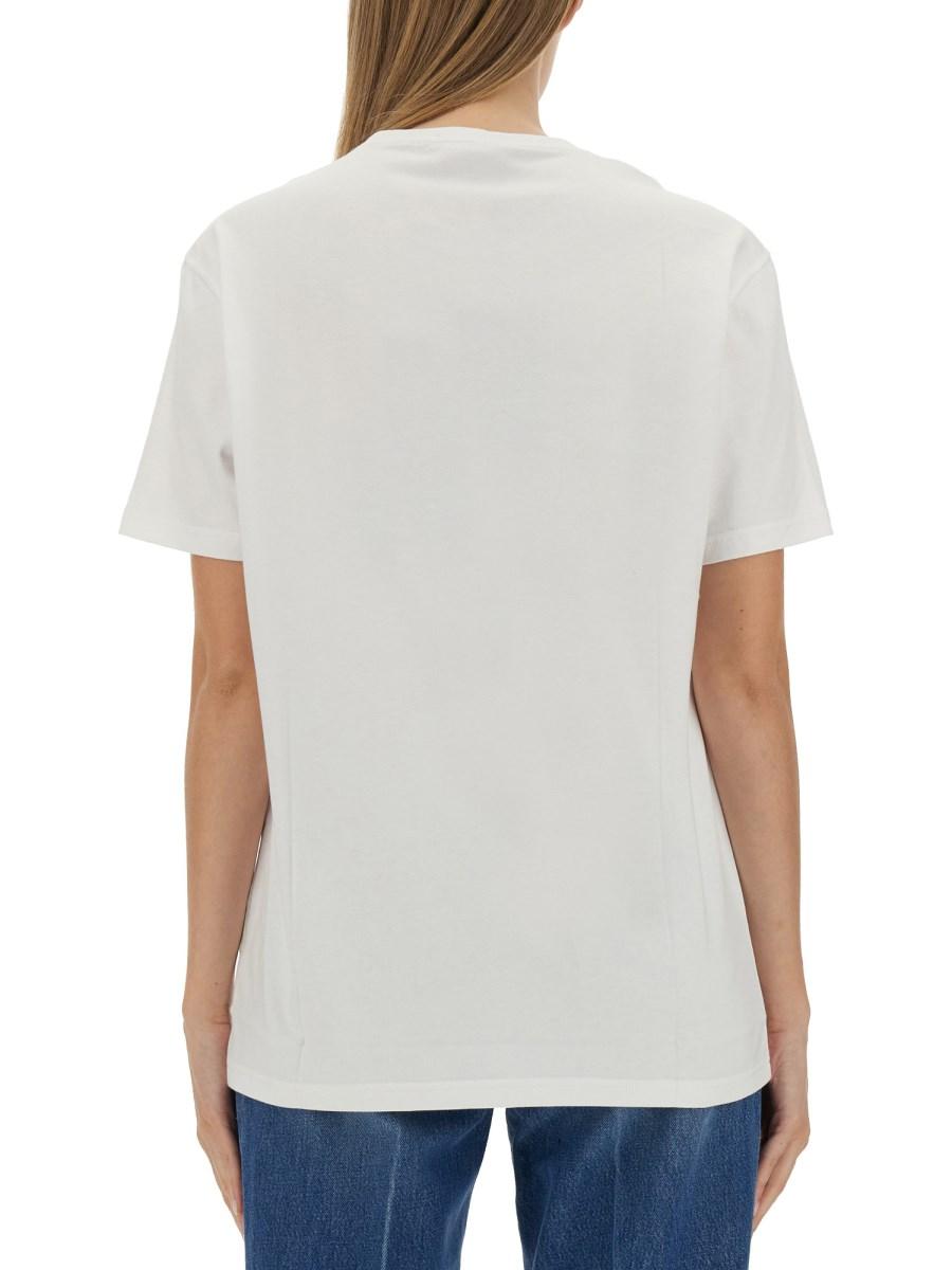 VERSACE T-SHIRT CON '90S VINTAGE LOGO RICAMATO