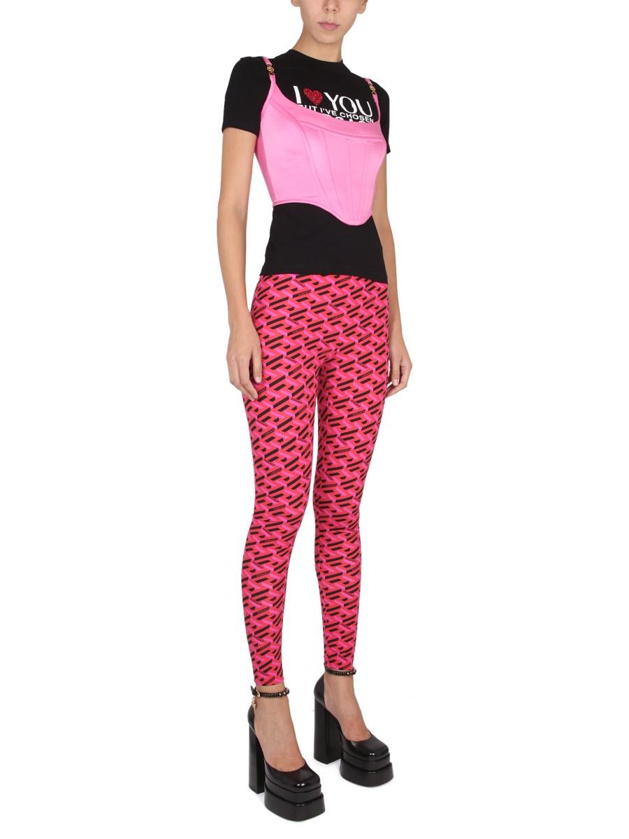 VERSACE T-SHIRT "I ♡ YOU BUT…" I JERSEY DI VISCOSA