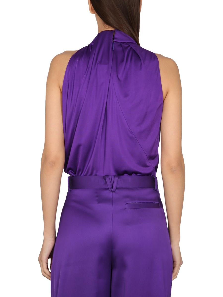 VERSACE TOP IN VISCOSA