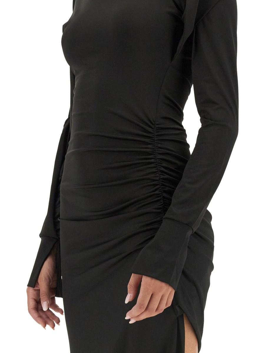 VICTORIA BECKHAM ABITO MIDI IN JERSEY