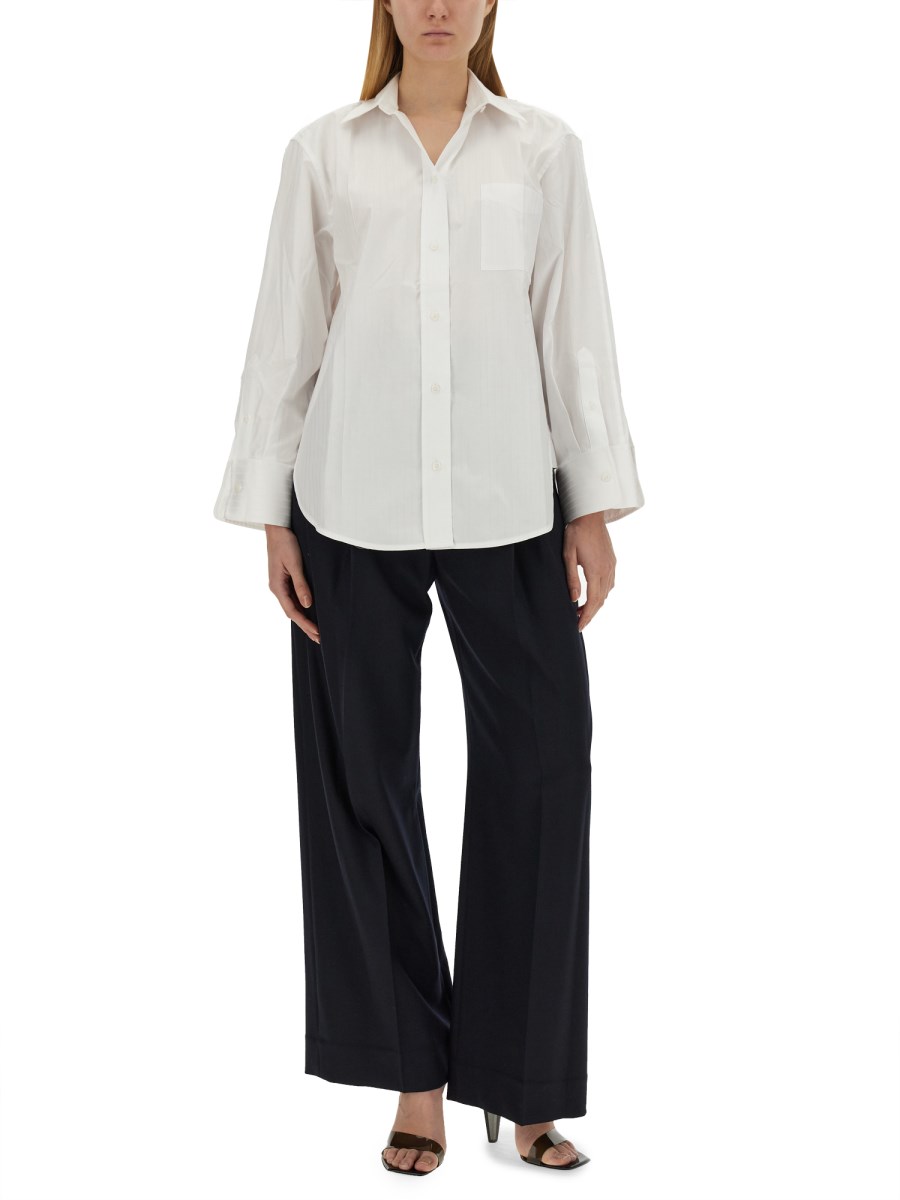 VICTORIA BECKHAM CAMICIA OVERSIZE IN COTONE