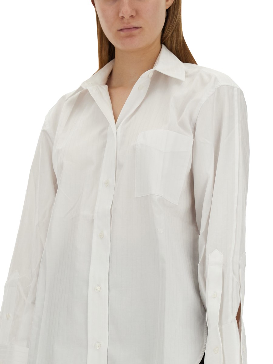 VICTORIA BECKHAM CAMICIA OVERSIZE IN COTONE