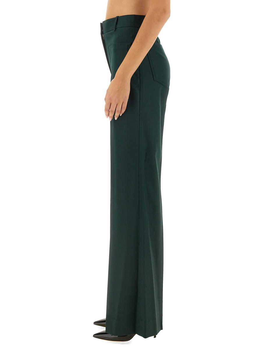 VICTORIA BECKHAM PANTALONE ALINA IN MISTO LANA