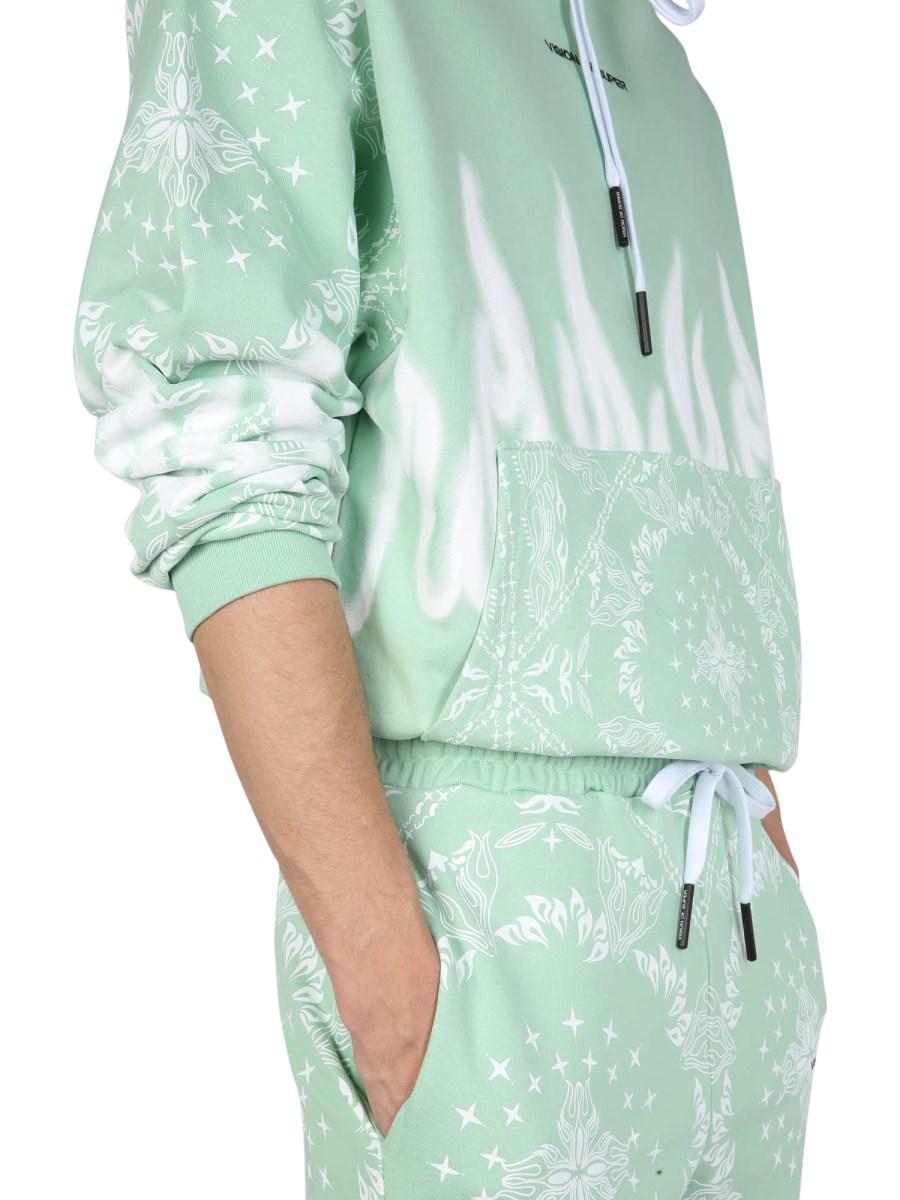 VISION OF SUPER FELPA IN COTONE CON MOTIVO PAISLEY