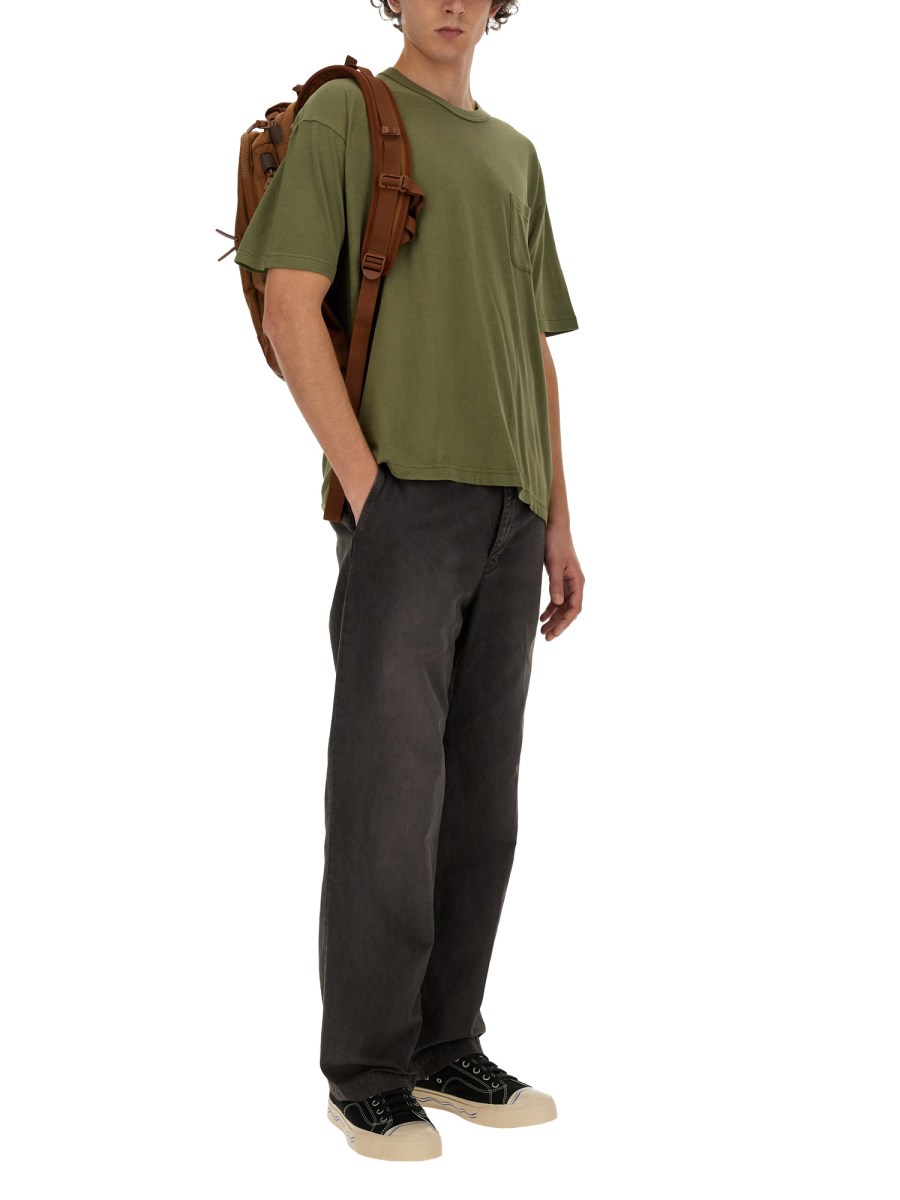 VISVIM T-SHIRT IN COTONE E SETA