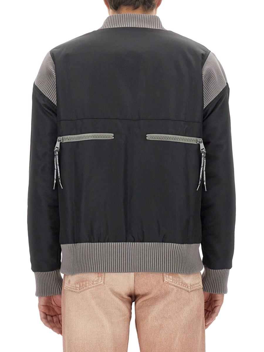 VIVIENNE WESTWOOD BOMBER IN NYLON CON LOGO