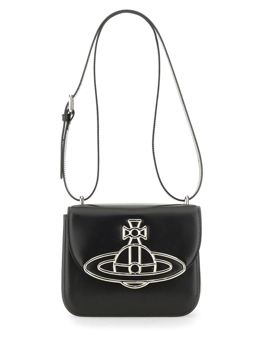 VIVIENNE WESTWOOD BORSA A TRACOLLA "LINDA" IN PELLE