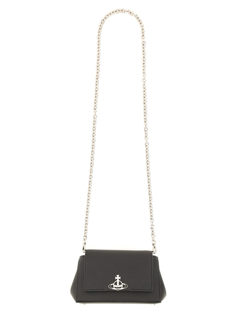 VIVIENNE WESTWOOD BORSA SMALL HAZEL IN ECO PELLE