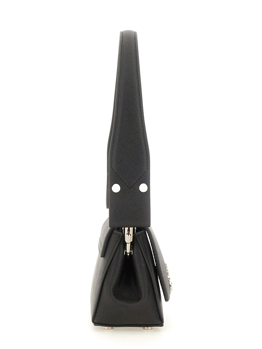 VIVIENNE WESTWOOD BORSA SMALL HAZEL IN ECO PELLE