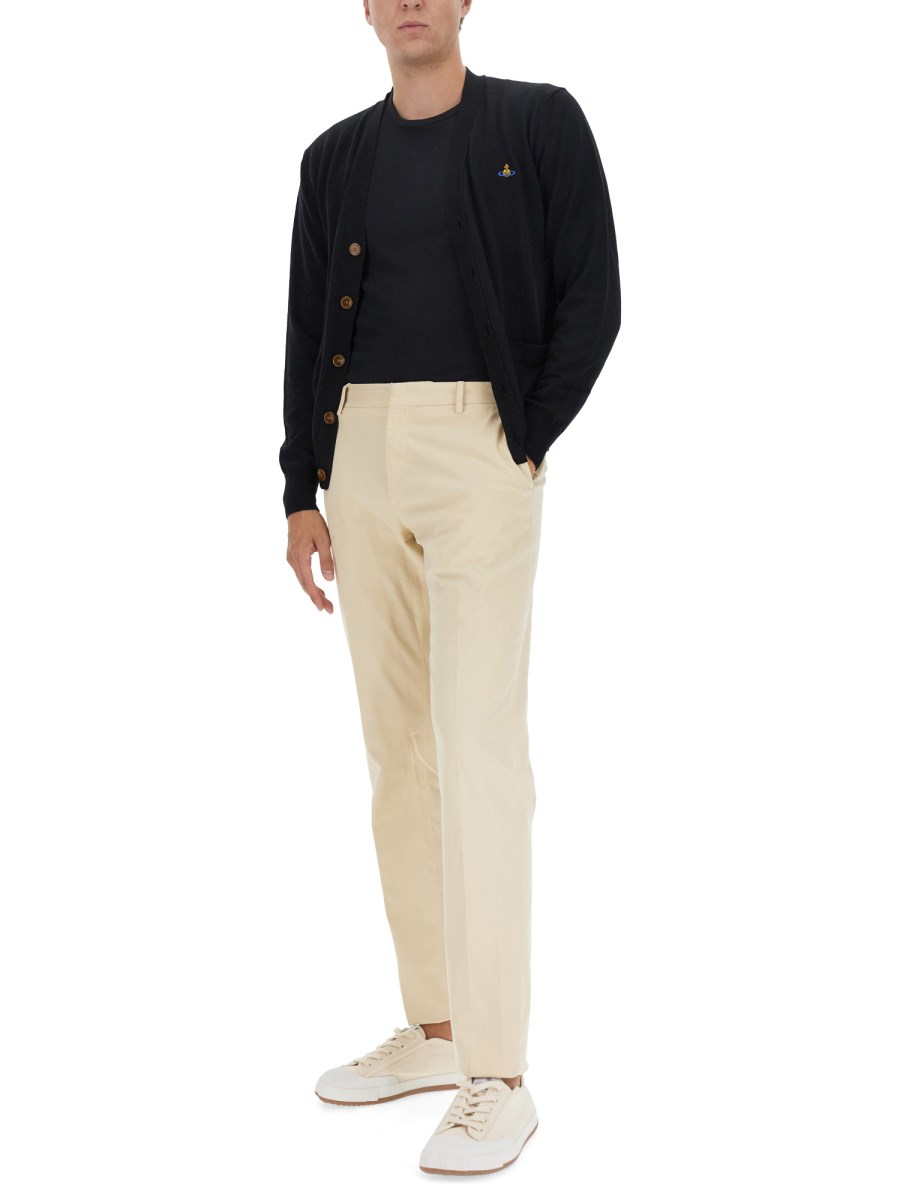 VIVIENNE WESTWOOD CARDIGAN CON LOGO