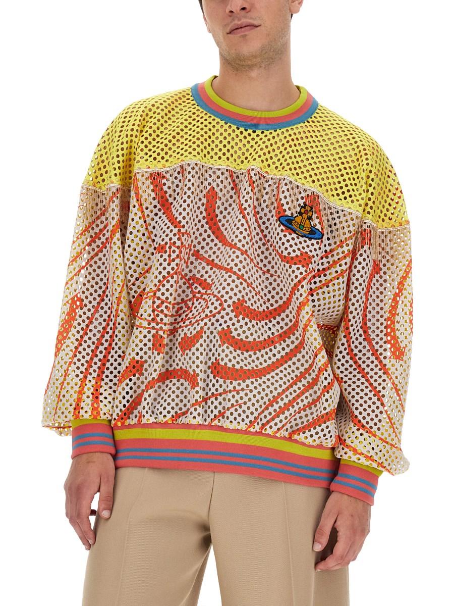 VIVIENNE WESTWOOD FELPA FRESH CON RICAMO ORB
