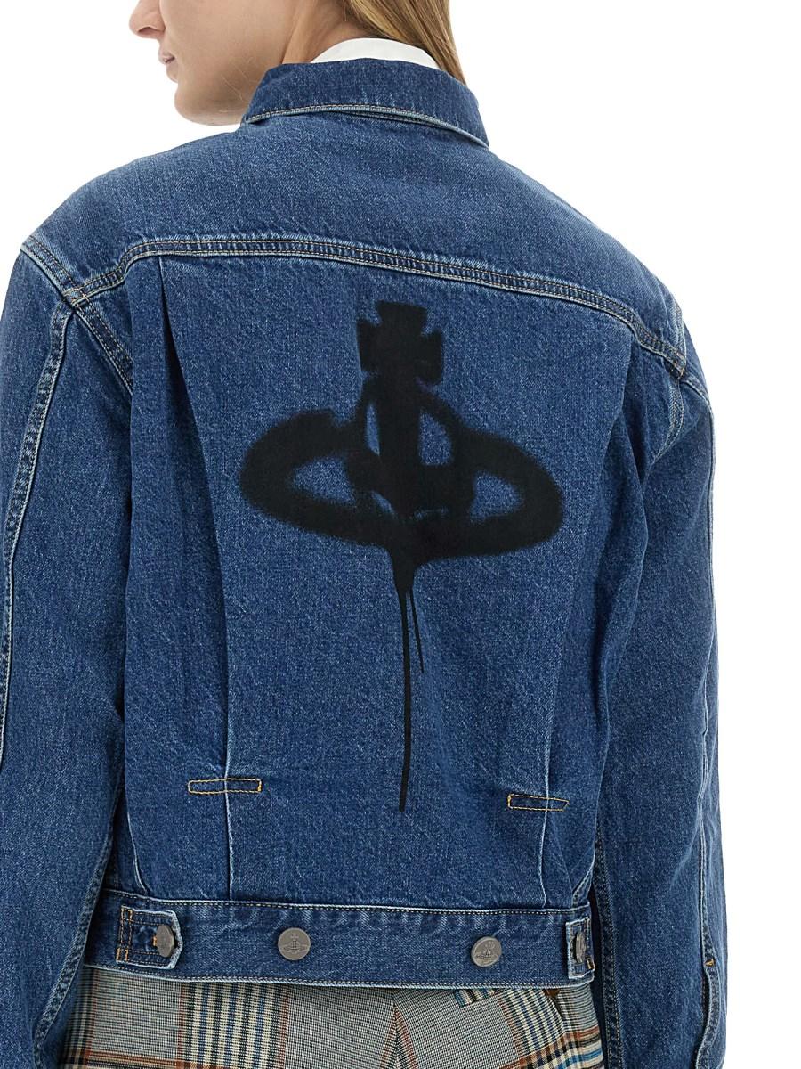 VIVIENNE WESTWOOD GIACCA IN DENIM
