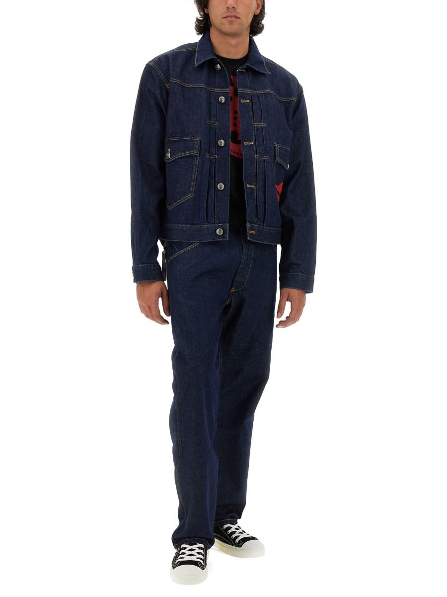 VIVIENNE WESTWOOD GIACCA "MARLENE" IN DENIM