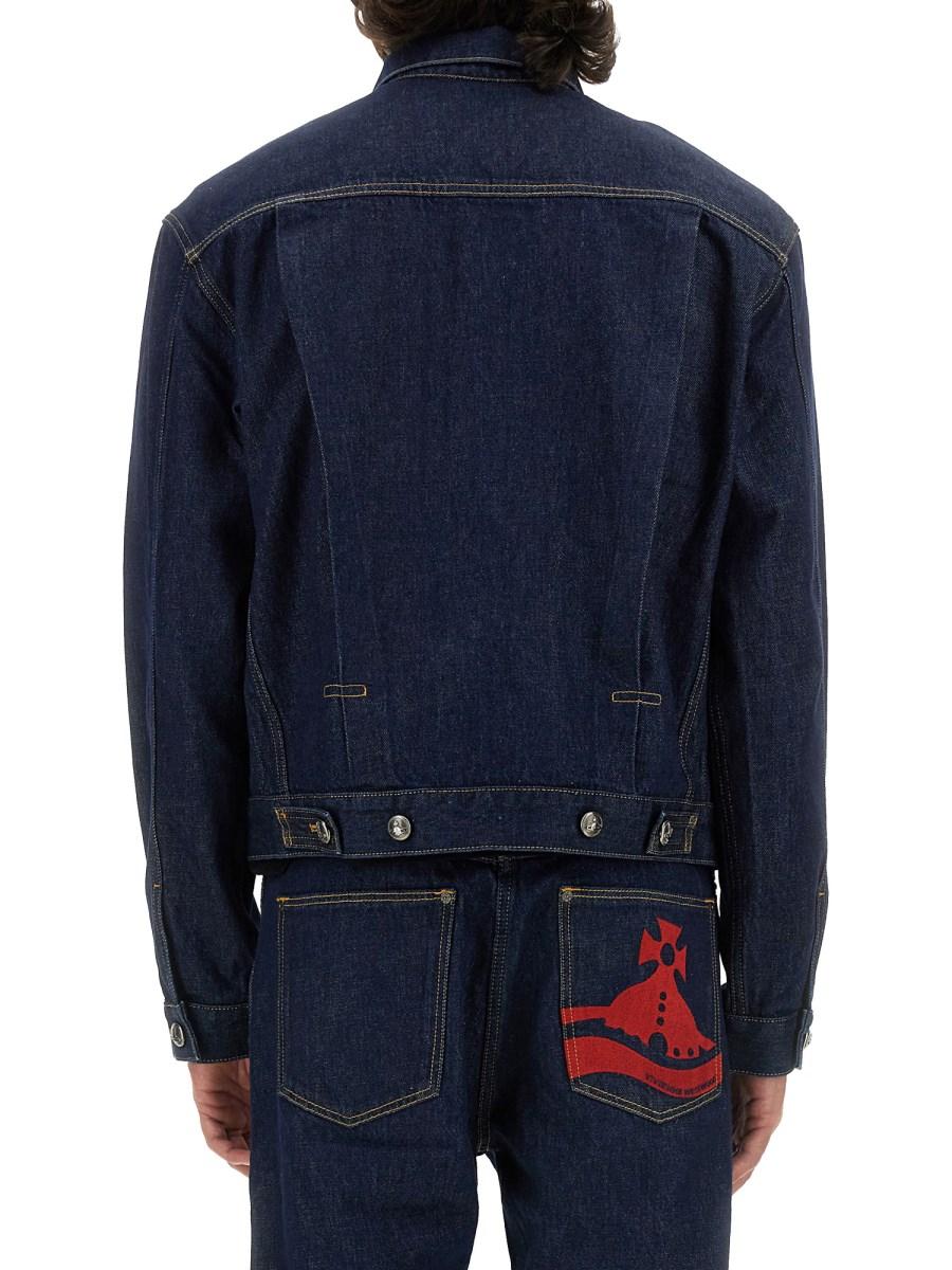 VIVIENNE WESTWOOD GIACCA "MARLENE" IN DENIM