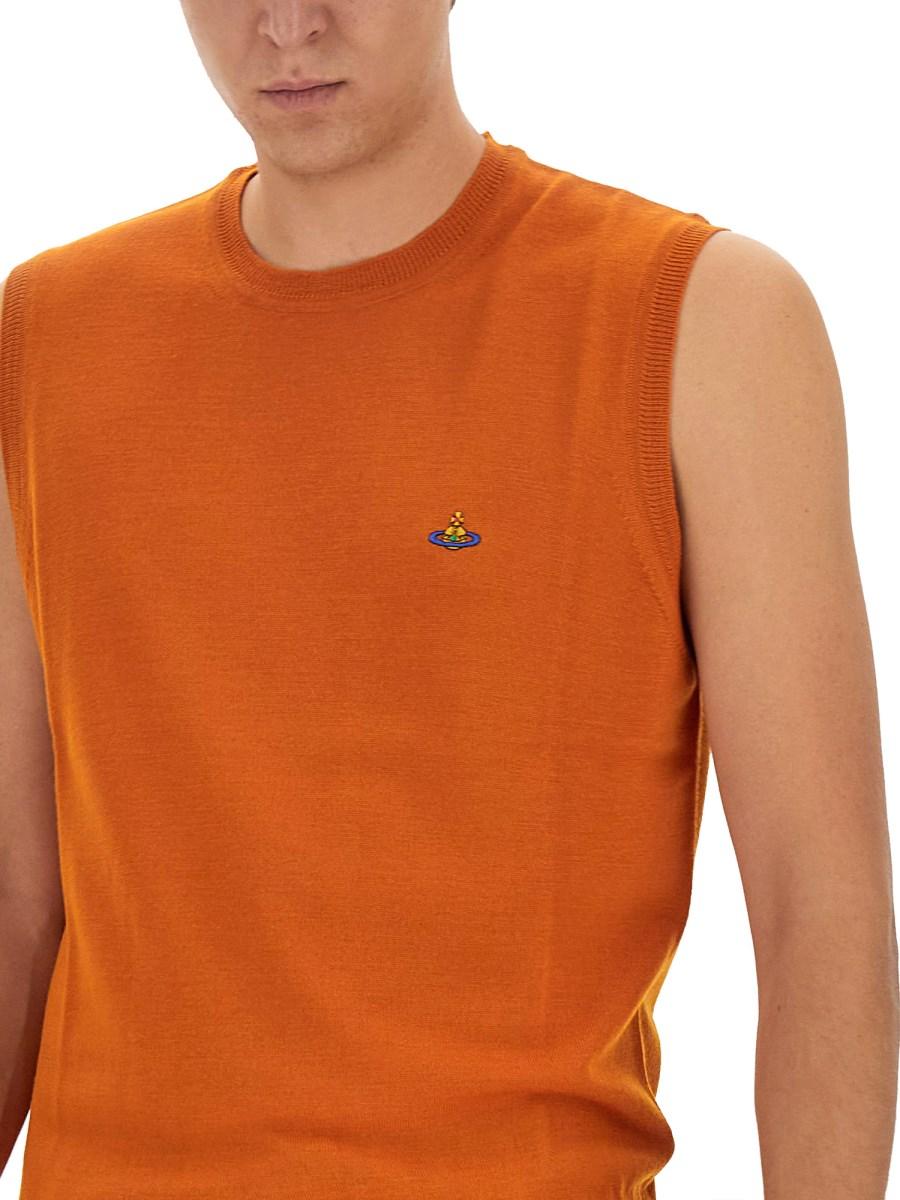 VIVIENNE WESTWOOD GILET CON LOGO