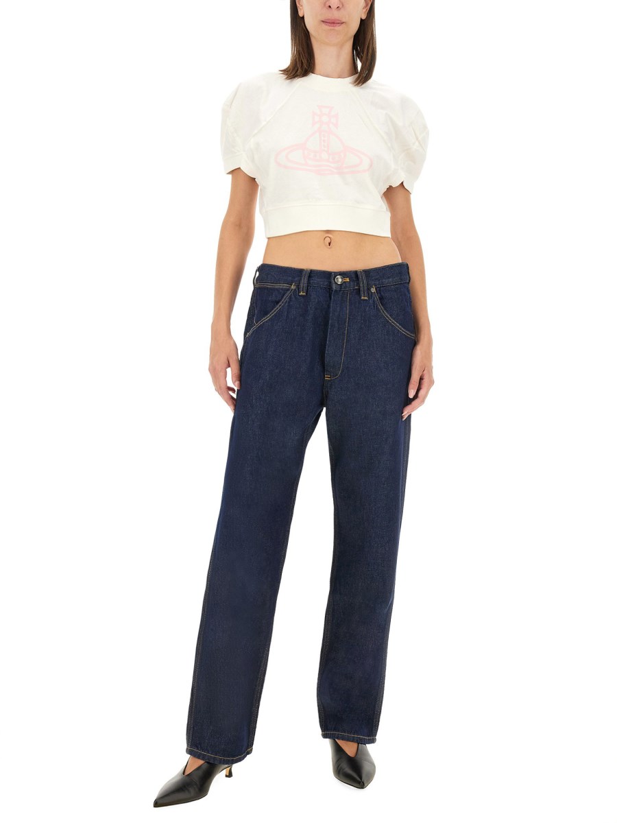 VIVIENNE WESTWOOD JEANS RANCH IN DENIM