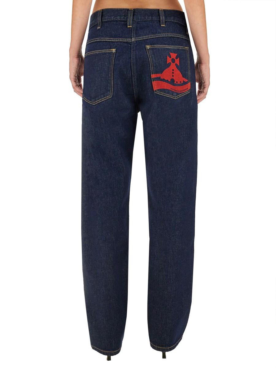 VIVIENNE WESTWOOD JEANS RANCH IN DENIM