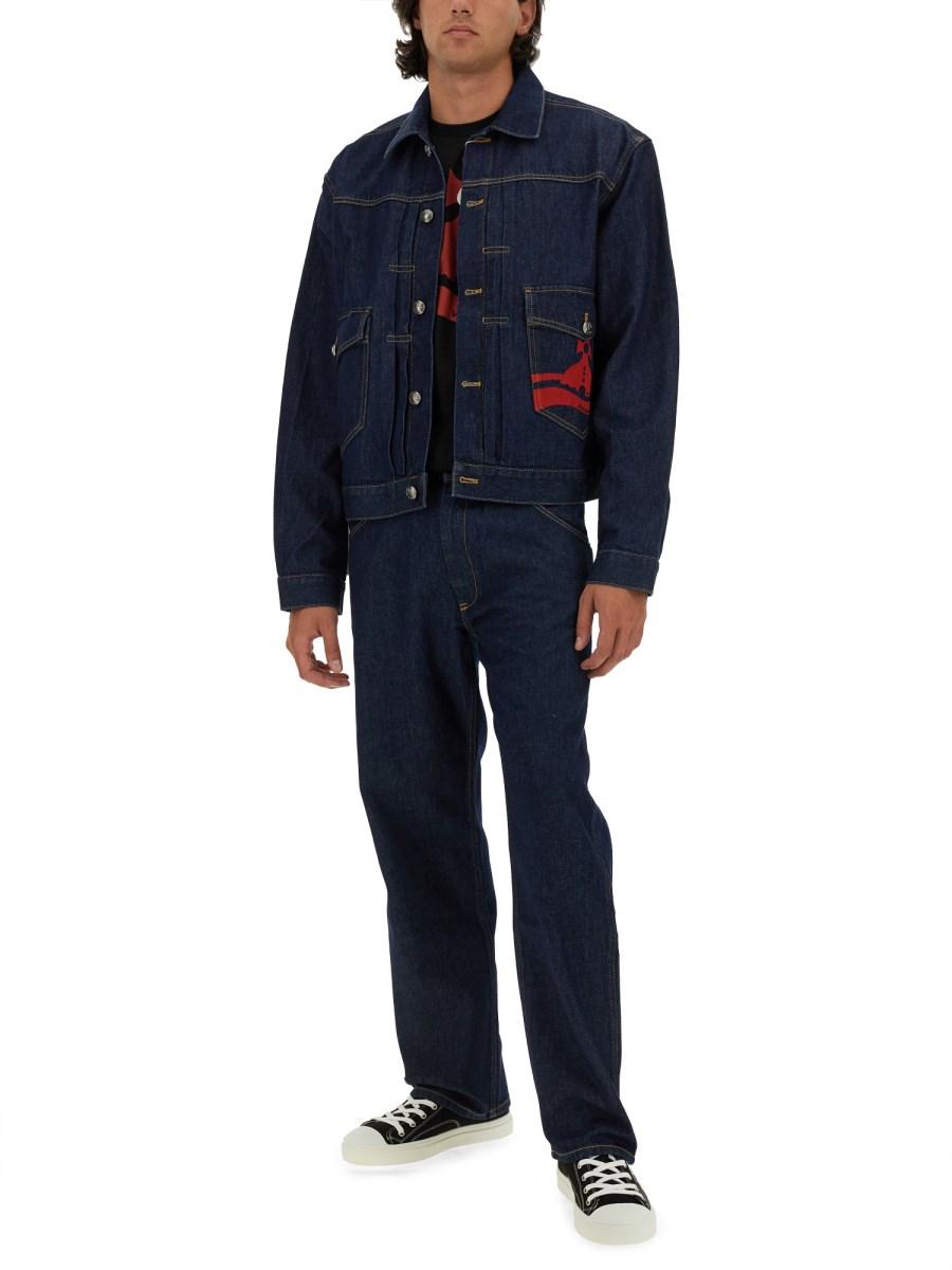 VIVIENNE WESTWOOD JEANS RANCH IN DENIM