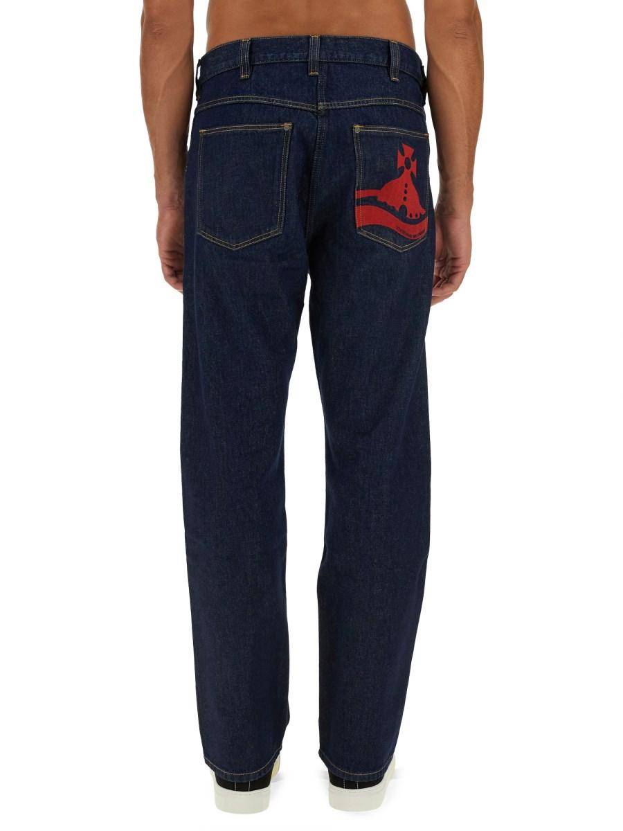 VIVIENNE WESTWOOD JEANS RANCH IN DENIM