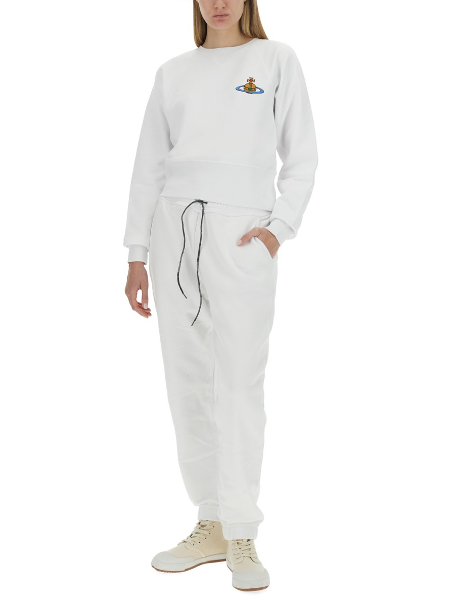 VIVIENNE WESTWOOD PANTALONE JOGGING CON LOGO