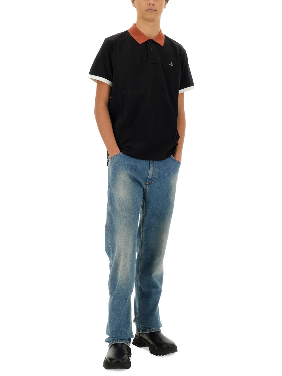 VIVIENNE WESTWOOD POLO CON LOGO