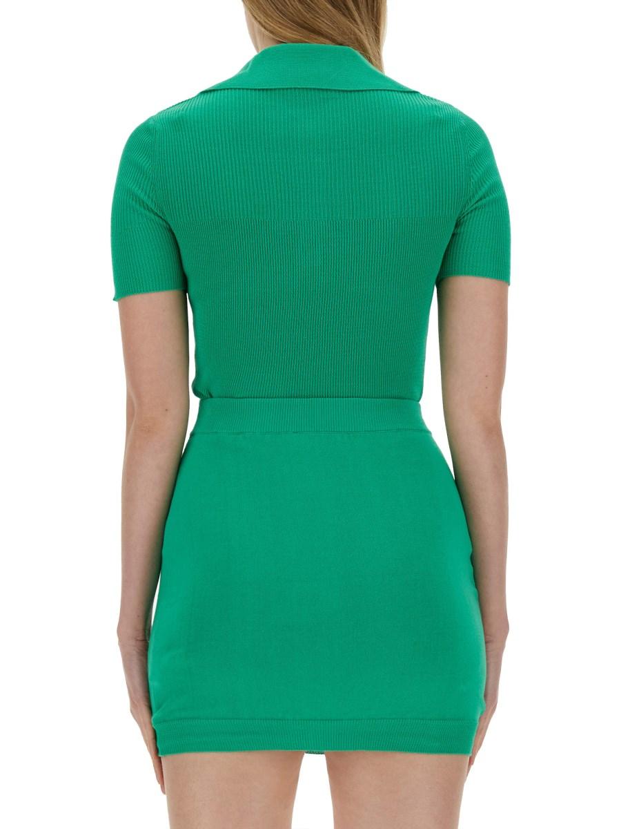 VIVIENNE WESTWOOD POLO "MARINA" IN JERSEY DI COTONE