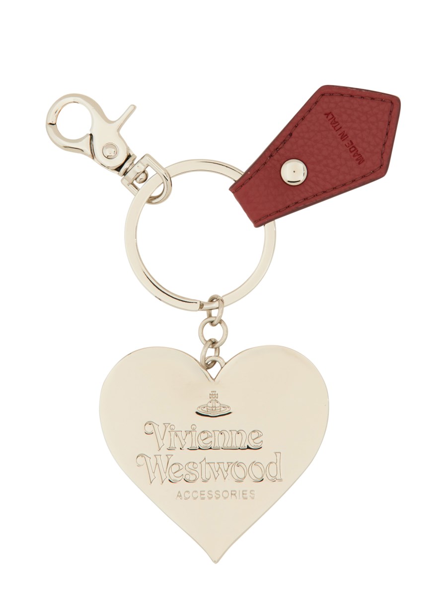 VIVIENNE WESTWOOD PORTACHIAVE MIRROR HEART ORB