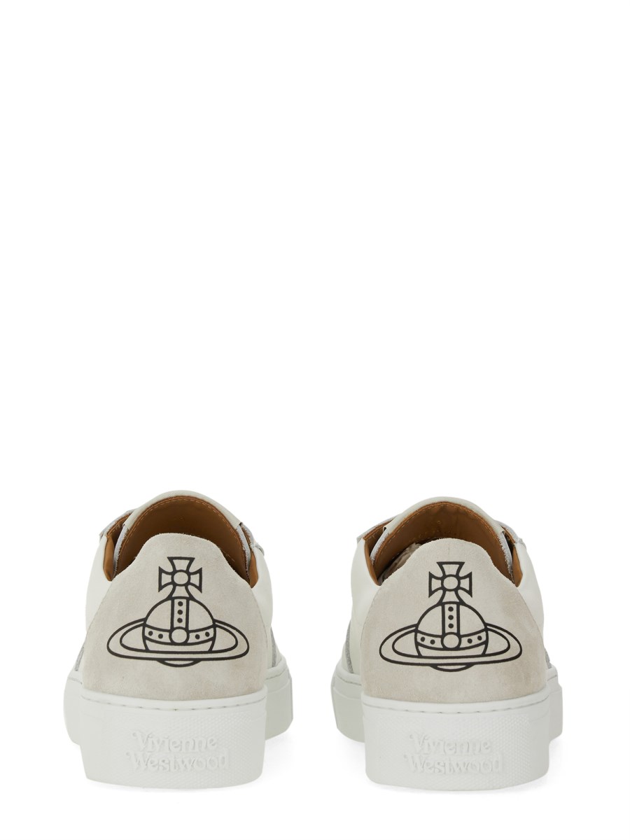 VIVIENNE WESTWOOD SNEAKER IN PELLE CON LOGO