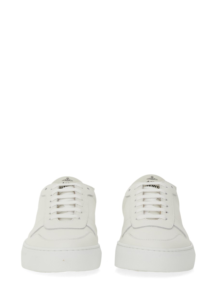 VIVIENNE WESTWOOD SNEAKER IN PELLE CON LOGO